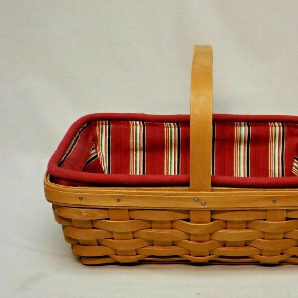 Longaberger 2005 Napkin Basket with Liner - Picture 2 of 14